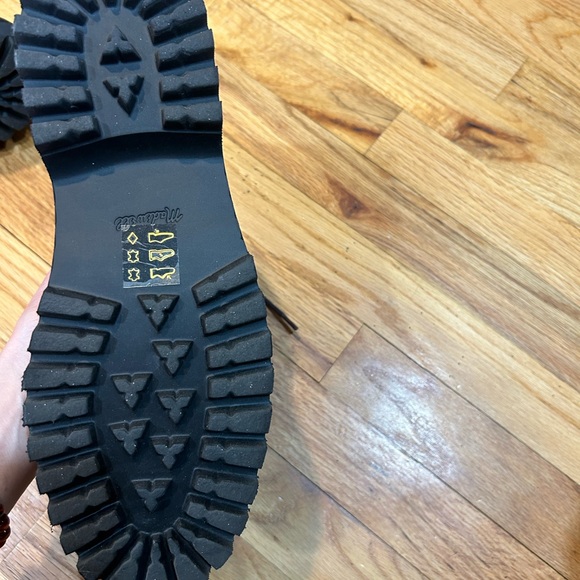 Lace up lugsole boots please note marks in third & 4th photo - Picture 7 of 16